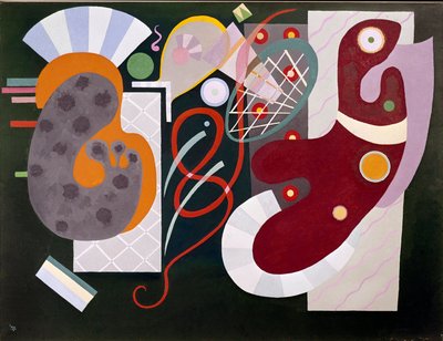 Nodo rosso, dipinto di Vassily Kandinsky da Wassily Kandinsky